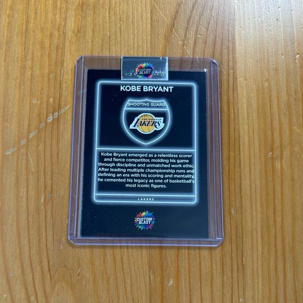 Custom Blast Kobe Bryant Los Angeles Lakers Basketball Trading Card SG-14 NM